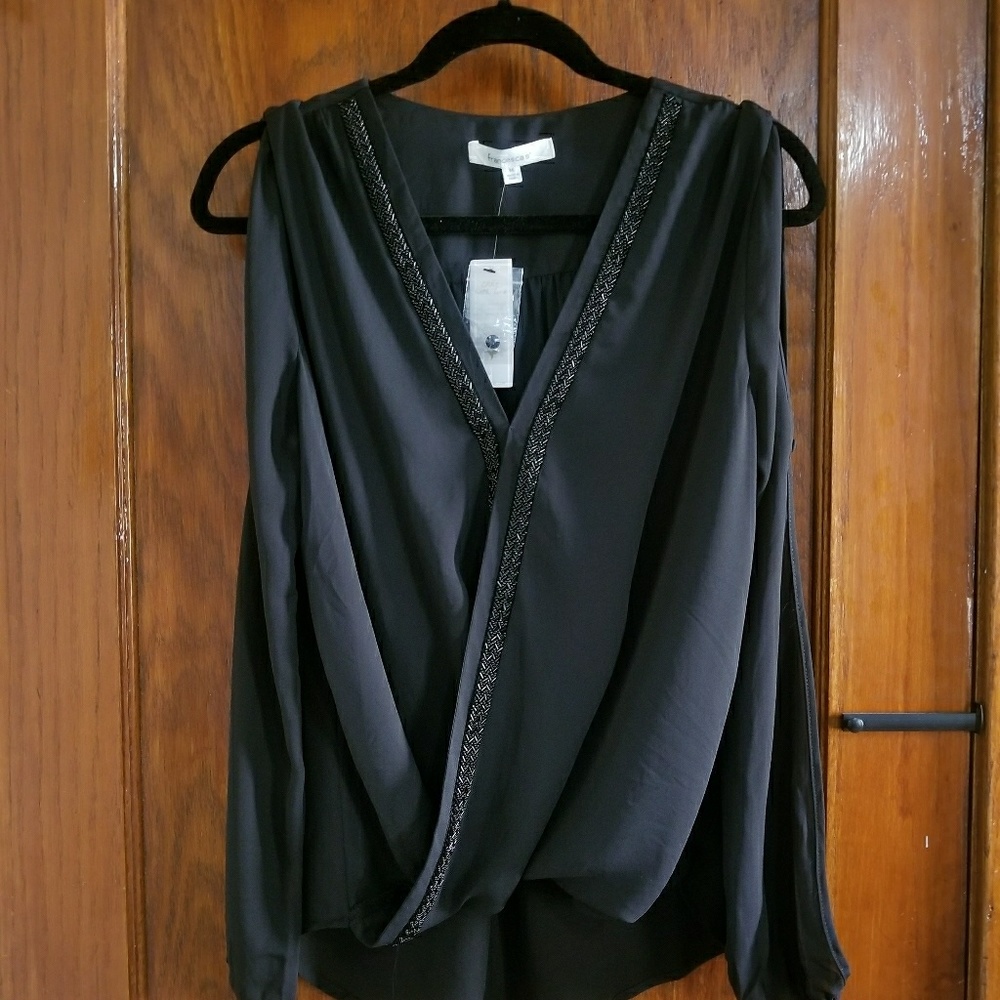 Black Chiffon Top